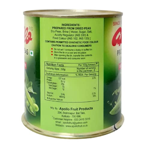 Processed Green Peas – 800 gm